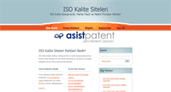 Desktop Screenshot of isokalitesiteleri.com